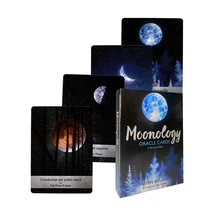 

New Moonlogy Divination Cards Oracle Card Fortune Telling Decks Deck and PDF Guidebook Divination Tarot Cards for Beginners