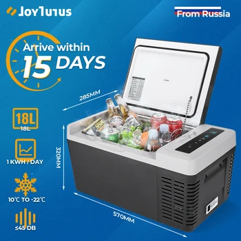 

18L Car Fridge 2 Charging Methods 12V/24V 45W Portable Mini Refrigerator Compressor Cooler Freezer for Home Travel Camping