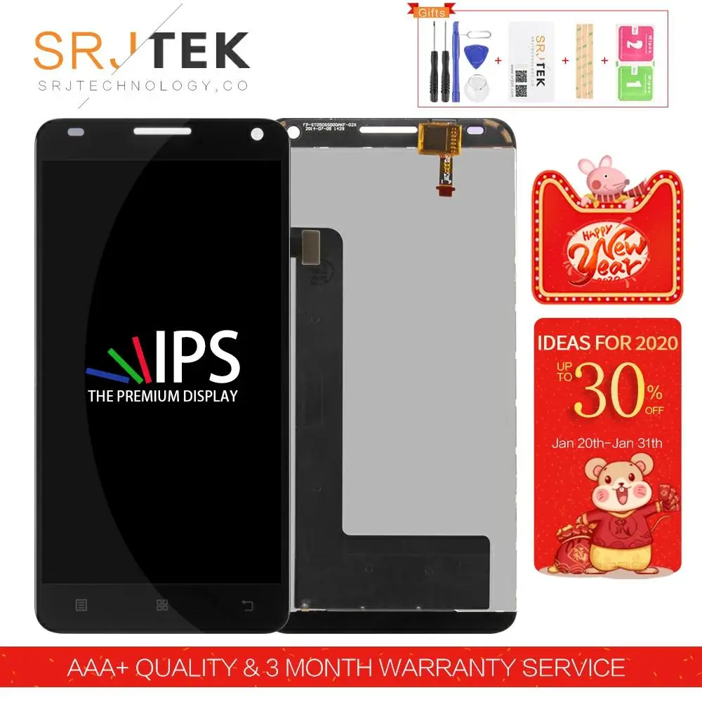 Goedkoop Screen Voor Lenovo S580 Lcd Display S580 Touch Screen Digitizer Panel Montage Frame Vervangende Onderdelen Voor Lenovo S580 Display
