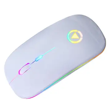 

Wireless Silent Computer Mouse Rechargeable Portable Mouse PC Laptop Accessories Rose Gold