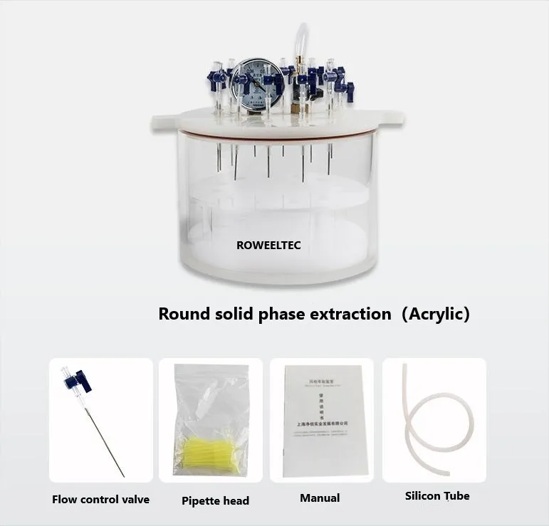 

24 position solid phase extraction vacuum SPE manifold FG-24