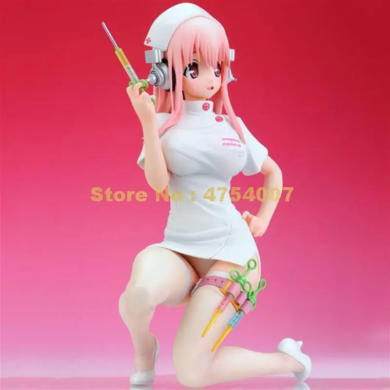 Аниме super sonic o nurse needle ver. Сексуальная ПВХ фигурка Коллекционная модель игрушки куклы 18 см игрушка