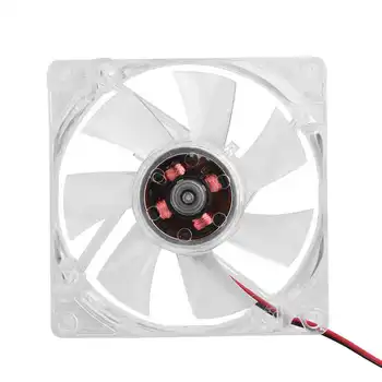 

80x80x20mm LED Light 12V 4Pin Mute PC Case Cooling Fan Computer Cooler fan cooling rgb