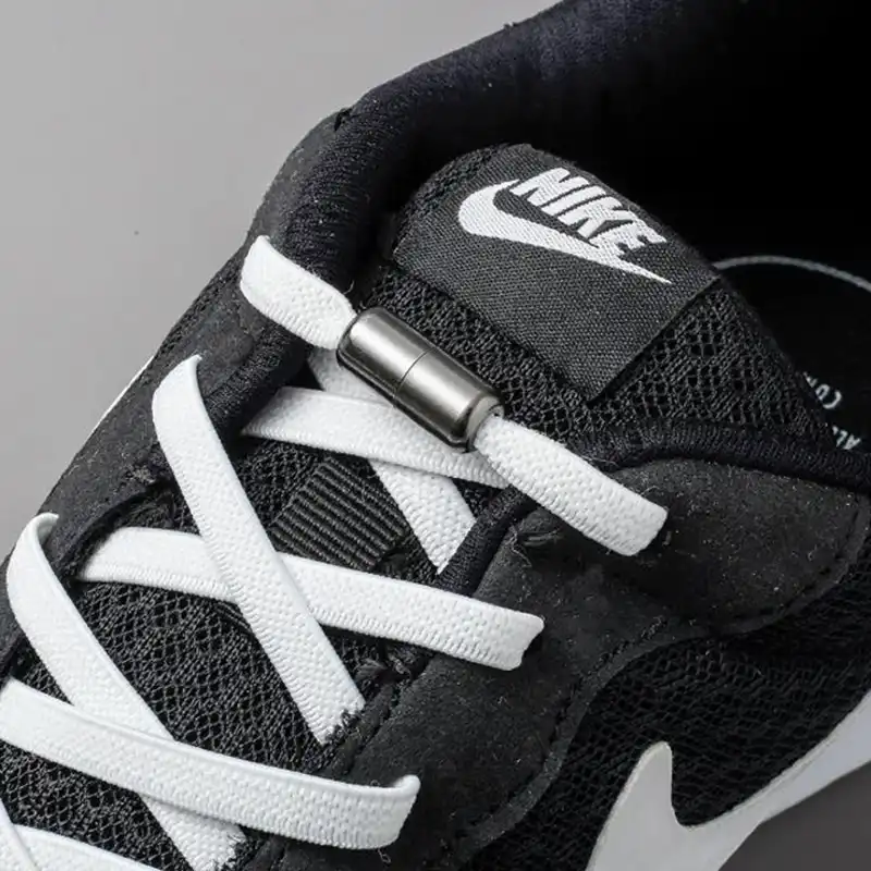 New Flat Elastic Locking Shoelaces No Tie Shoe laces Special Creative Kids  Adult Unisex Sneaker Shoelace Fast Lazy Laces Strings - Aliexpress