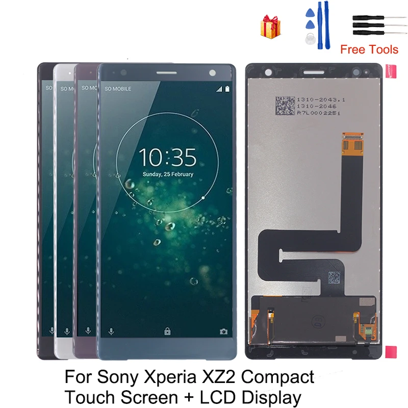 Для sony Xperia XZ2 ЖК-дисплей дигитайзер сборка стекло для sony Xperia XZ2 ЖК-экран Замена