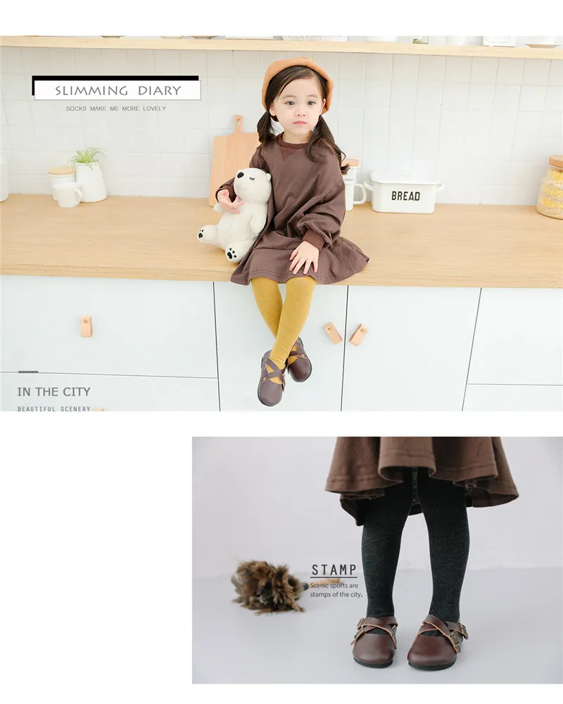Japan Korean Toddler Kids Tights For Baby Girls Cotton Tights Kids Baby Stockings Pantyhose Girl Collant Ballet