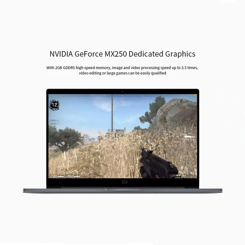 Xiaomi Mi Laptop Pro 15.6 inch Fingerprint Sensor Intel Core i7-10510U NVIDIA GeForce MX250 16GB RAM 1TB SSD 100% sRGB Notebook