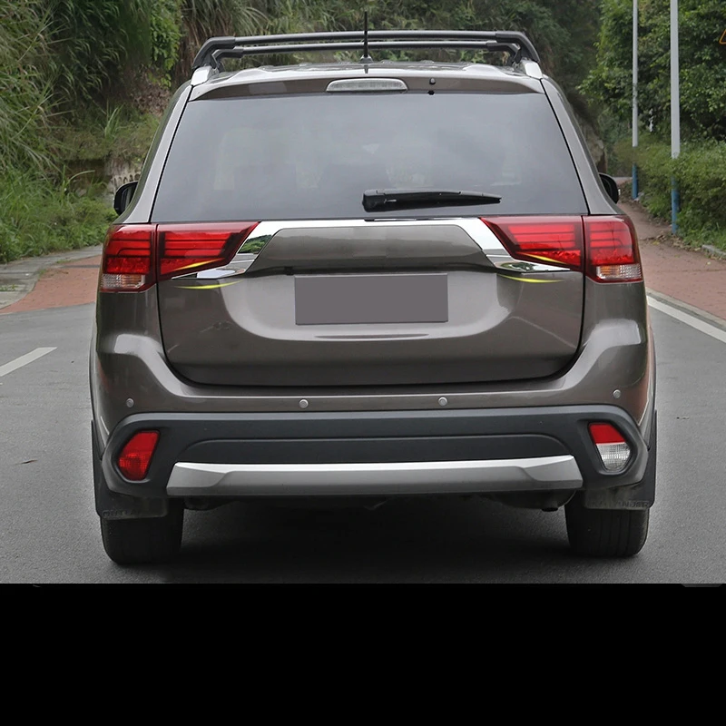 Lsrtw2017 автомобиля задний багажник багажника планки для Mitsubishi Outlander интерьерные аксессуары хром