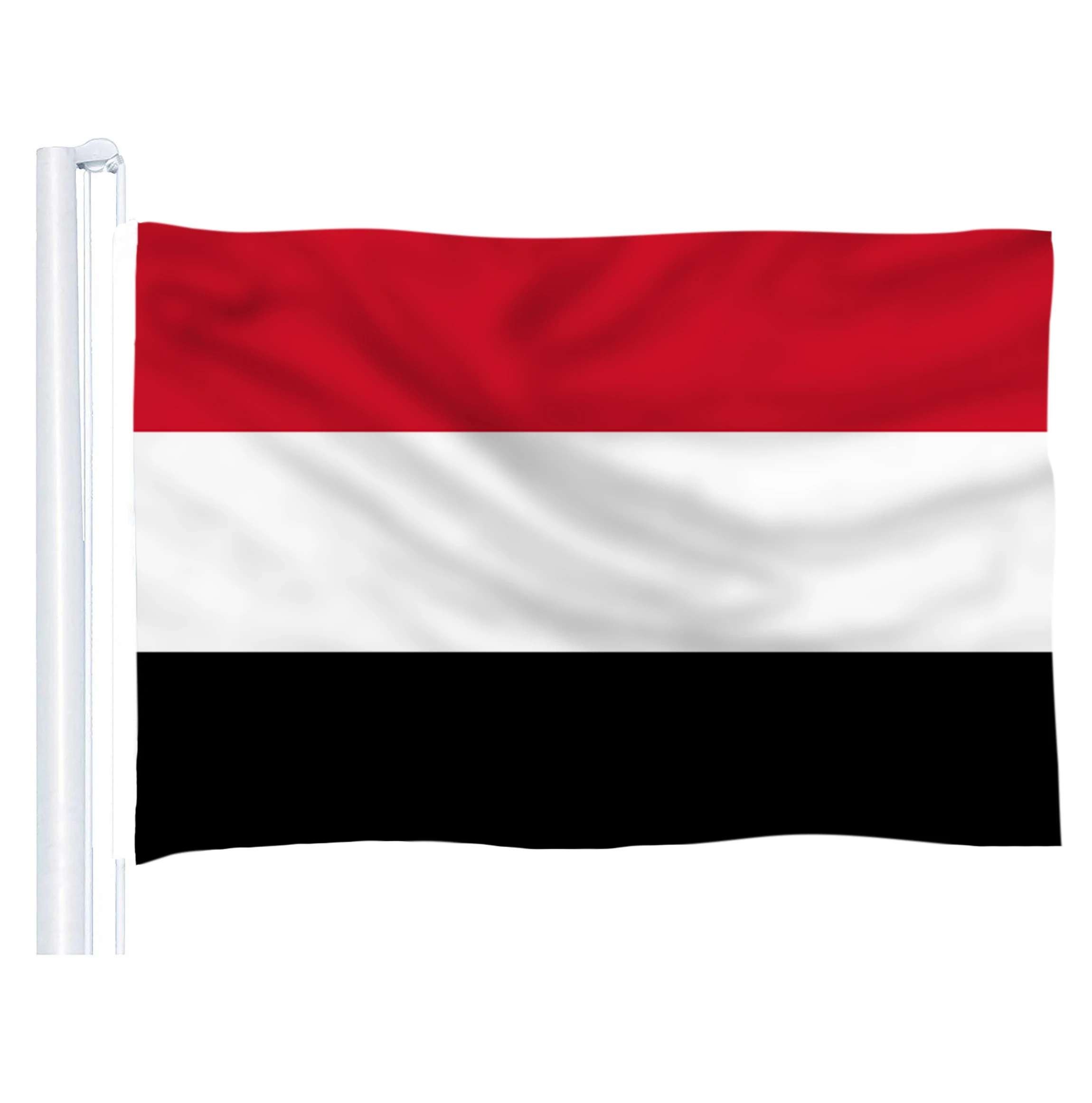 

DFLIVE Yemen Country Flag 3x5 FT Printed Polyester Fly 90x150 CM Yemeni YE National Banner