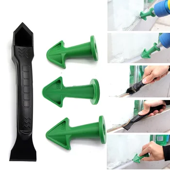 

3 Sizes Perfect Caulk Nozzle And Scraper Caulking Finisher Caulk Applicator Plastic Caulking Nozzle Applicator Tools Home Supply
