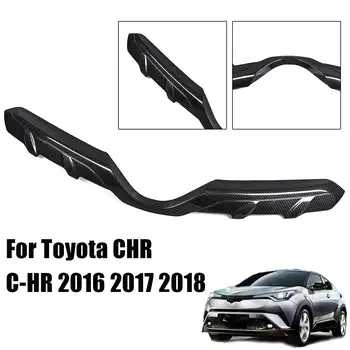

NEW Carbon Fiber Style ABS Black Under Front hood Grille Cover Trim Car Accessories Auto Styling For Toyota CHR C-HR 2016-2018