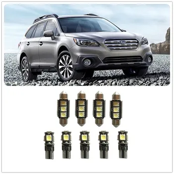 

9PCS White LED Interior Package kit For Subaru Impreza Justy Legacy Legacy Tribeca Baja 1990-2019
