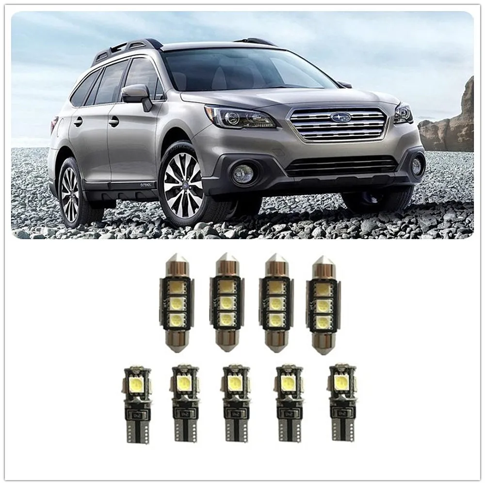 Комплект посылка светодиодный светодиодного интерьера для Subaru Impreza Justy Legacy Tribeca