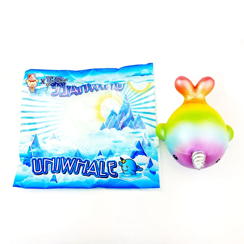 Creamiicandy Narwhal мягкий медленно растущий крем ароматические подарки для снятия стресса детские игрушки