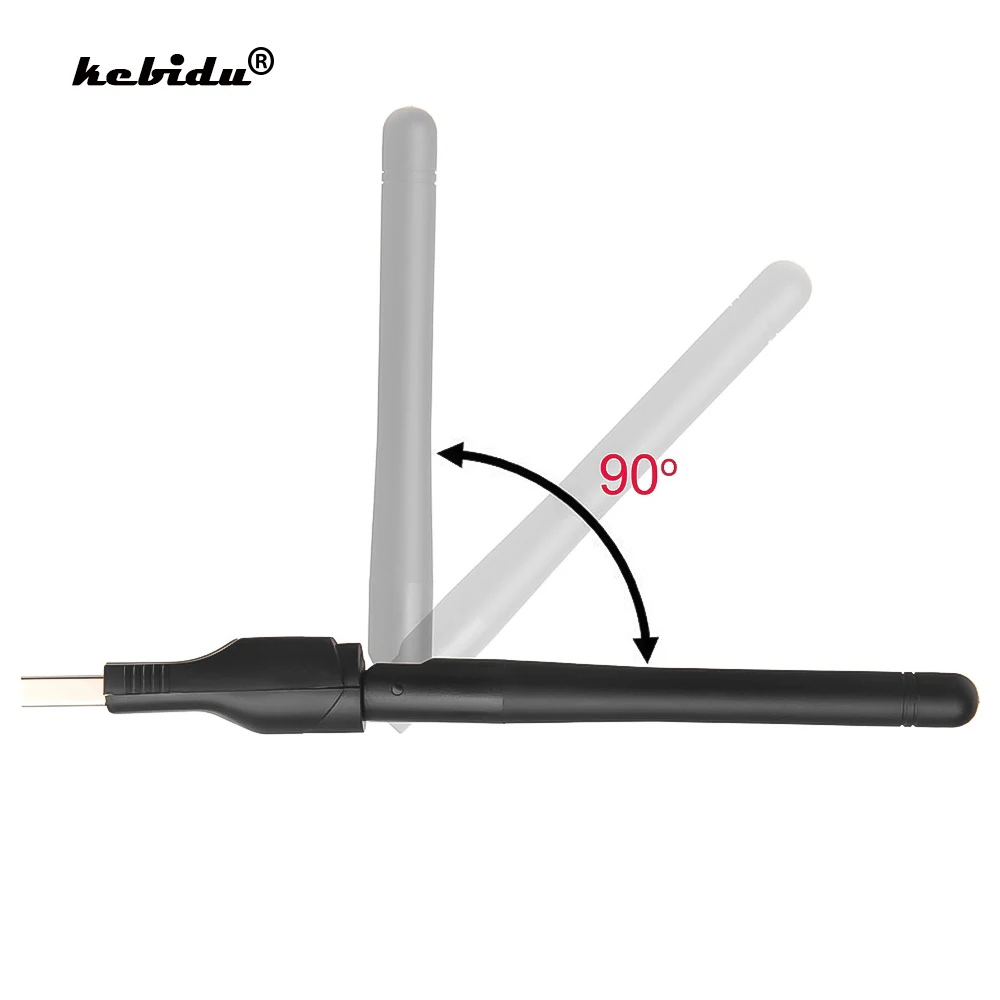 Беспроводная сетевая карта kebidu 150M USB 2 0 WiFi 802 11 b/g/n LAN антенна адаптер с антенной для