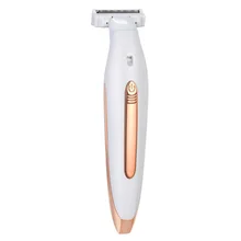 Электрический эпилятор для удаления волос, для женщин, сухой Аккумулятор, для тела, Водонепроницаемая бритва для лица, удаляет бороду, нож для ухода за кожей, массаж, su129