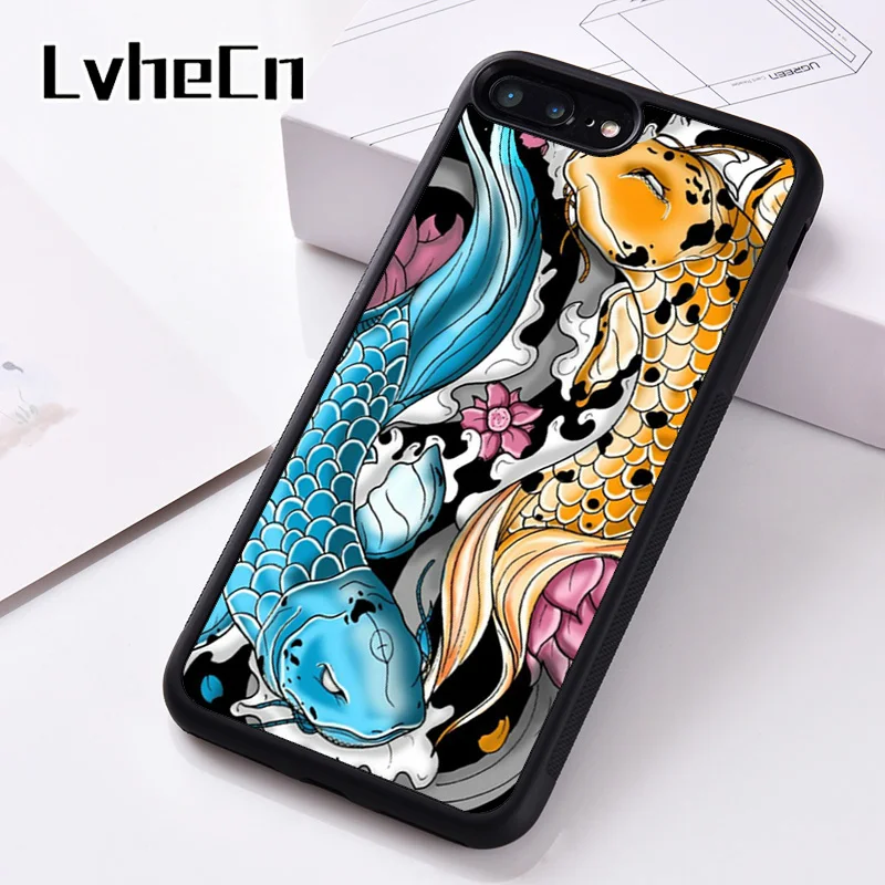 Силиконовый чехол для телефона LvheCn iPhone 6 6S 7 8 Plus 5 детской модели SE X XS XR 11 PRO MAX Koi