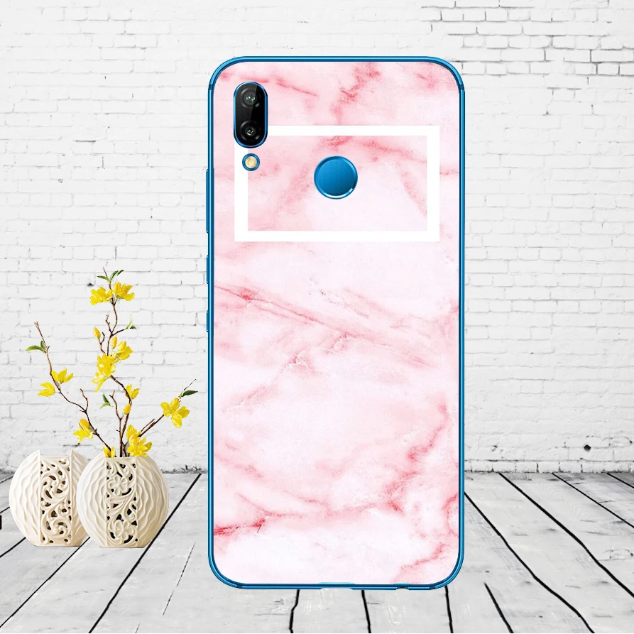 9 44DD мраморный камень Мягкий силиконовый чехол для Huawei P9 P10 P20 P30 Lite mate 10 20 PRO lite p smart чехол - Цвет: 9