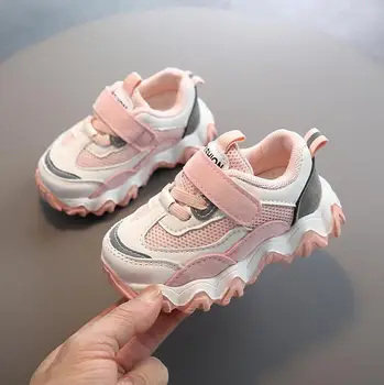 

Spring Boys Girls Fashion Sneakers Baby Toddler Mesh Trainers Children School Sport Shoes Soft Running Shoes