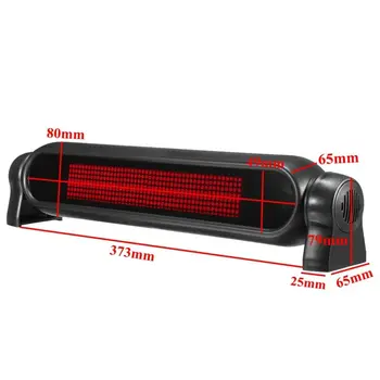 

Auto LED Display Sign Remote Programmable Message Screen Board Black Components