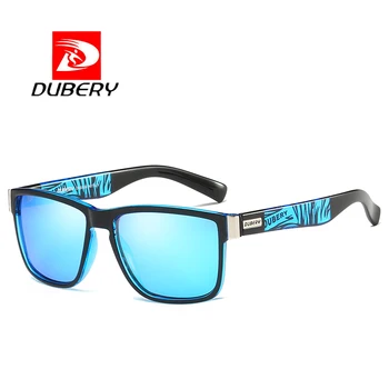 

DUBERY Polarized Sunglasses Brand Design Men Driver Shades Male Vintage Sun Glasses For Men Spuare Mirror Summer UV400 Oculos518