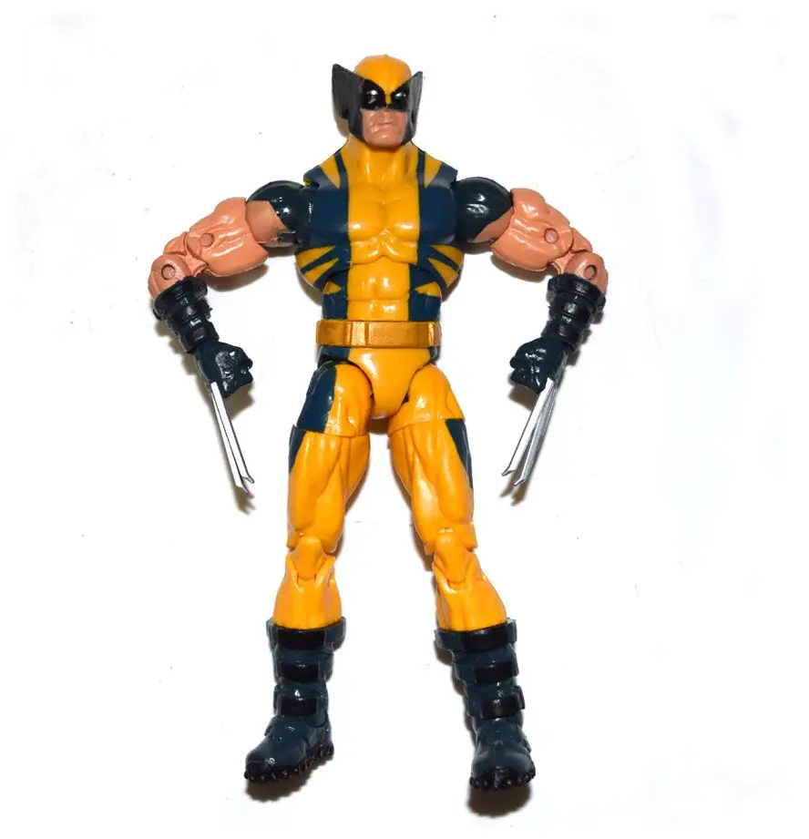 Marvel Legends Человек-паук Железный человек Тони баннер Черная пантера Hydra Solider Дэдпул Халк Росомаха Свободные Фигурки Лидер продаж - Цвет: Yellow Wolverine