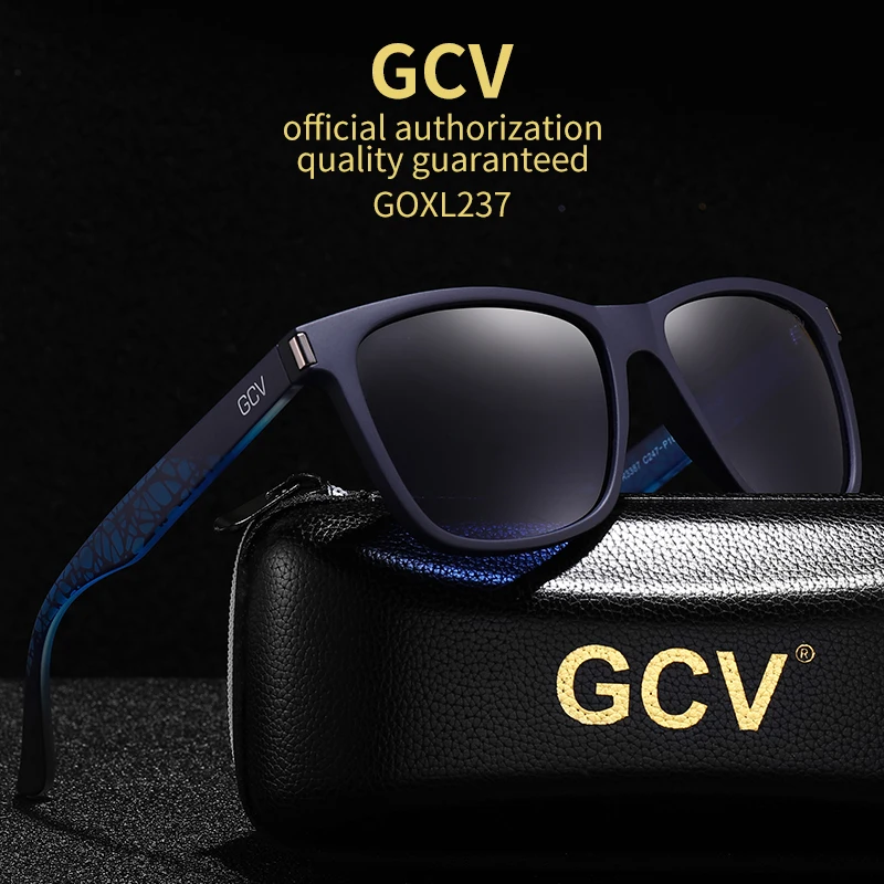 GCV Brand 2021 New Fashion Design Ultralight TR90 Square Frame
