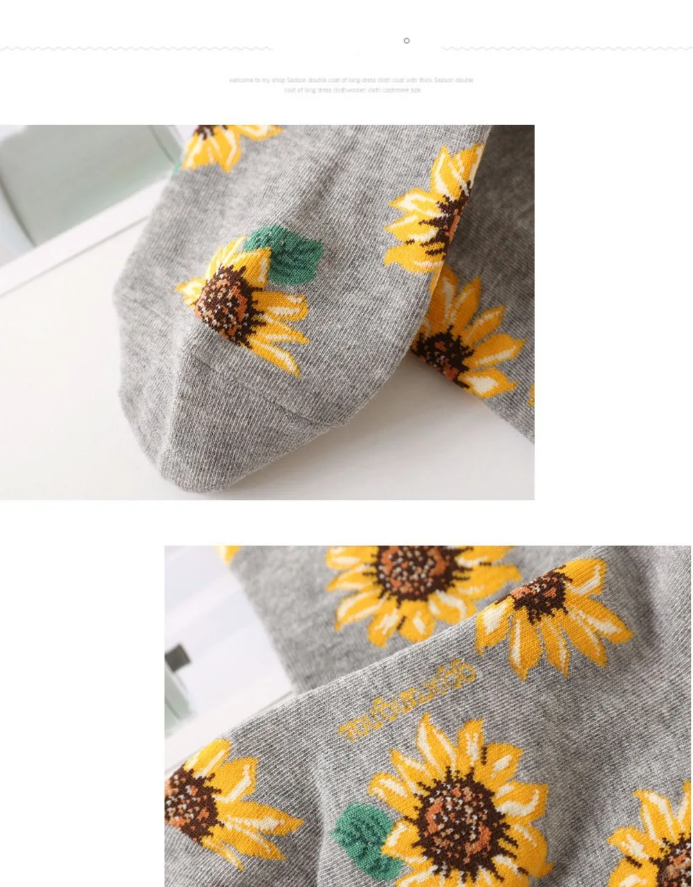 Женские короткие носки с подсолнухами, креативное искусство, Harajuk Sox, высокое качество, японские повседневные носки, забавные носки для девушек