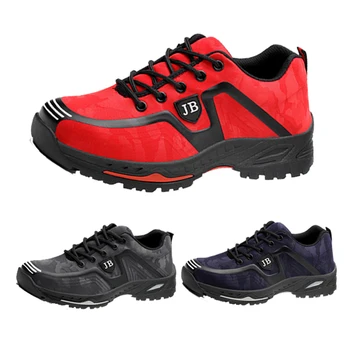 

Mens labor shoes lightweight breathable outdoor boots steel toe caps anti-piercing deodorant safety work shoes fast ship