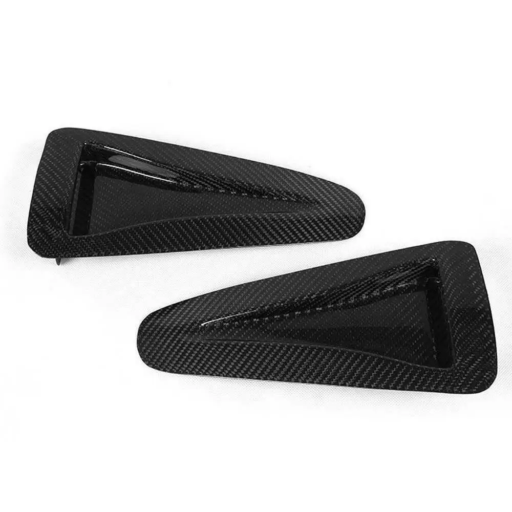Carbon Fiber Replacement Direct Hood Scoop Bonnet Intake Vent Intake Ducts Cover Fit For Nissan GTR R35 CBA DBA 2008- 16 18
