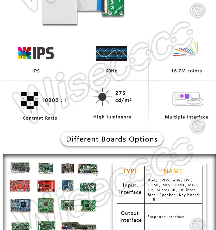 Wiscoco oled экран 5 дюймов 720*1280 ips lcd с HDMI mipi драйвер платы для мобильного телефона H497TLB01.4