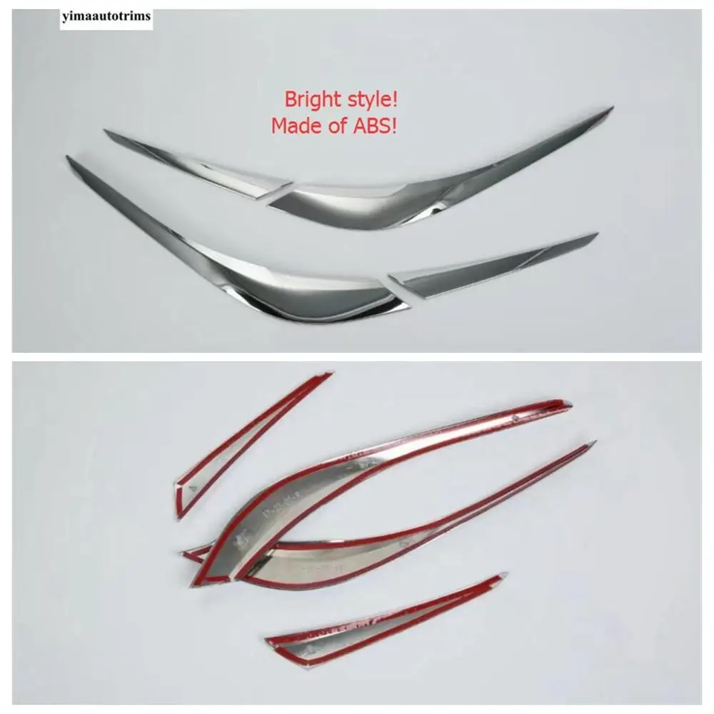 Car Front Head Light Eyebrow / Rear Tail Lamp Eyelid Strip Cover Trim Carbon Fiber Accessories For Mazda CX-5 CX5 2017 - 2021 6 Car Front Head Light Eyebrow / Rear Tail Lamp Eyelid Strip Cover Trim Carbon Fiber Accessories For Mazda CX-5 CX5 2017 - 2021 6