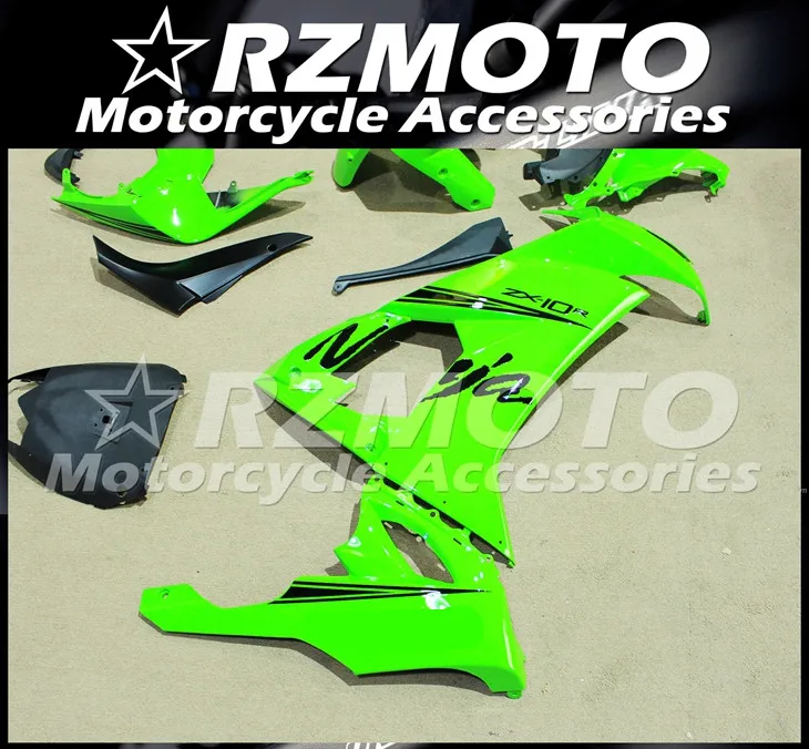ABS мотоцикл обтекатель комплект для KAWASAKI ZX-10R 2008-2010 год кузов литьевая форма Магазин № 2256