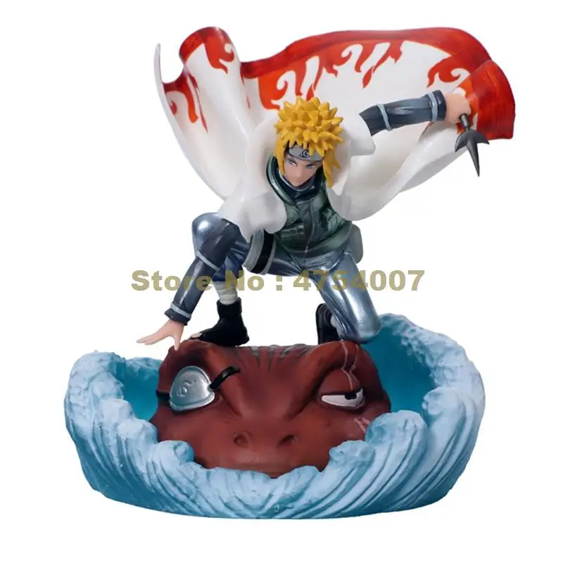 Экшн-фигурка аниме Наруто namikaze minato yondaime hokage gama bunta из ПВХ Коллекционная модель 19