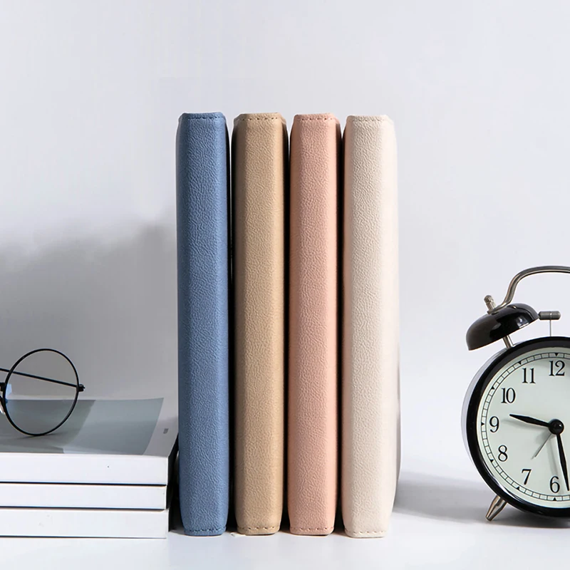 Блокнот А5 деловой Женский записная книжка с толстым кожаным чехлом офисные и