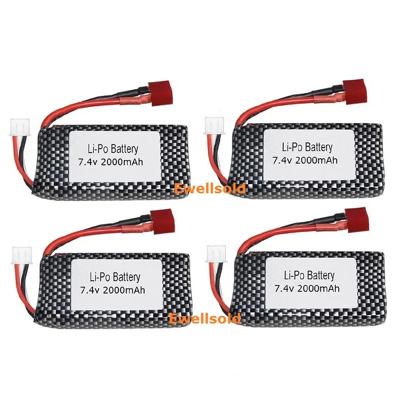 7 4 V 2000mah Lipo батарея для XINLEHONG 9125 дистанционного управления автомобиля запасные