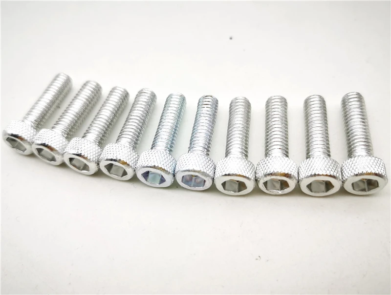 10 шт. универсальные разноцветные крепежные гайки для мотокросса 6 мм|Гайки и