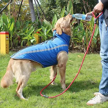 

Dog Coat Autumn And Winter Outdoor Portable Pet Clothing Reflective Sleeveless Warm Zipper Jacket