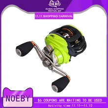 NOEBY РЫБОЛОВНЫЕ КАТУШКИ Досуг GA1000 правая левая рука 10+ 1 шарикоподшипник Baitcast Шестерня Вьюрка соотношение 6,3: 1 морская Рыболовная Снасть Pesca