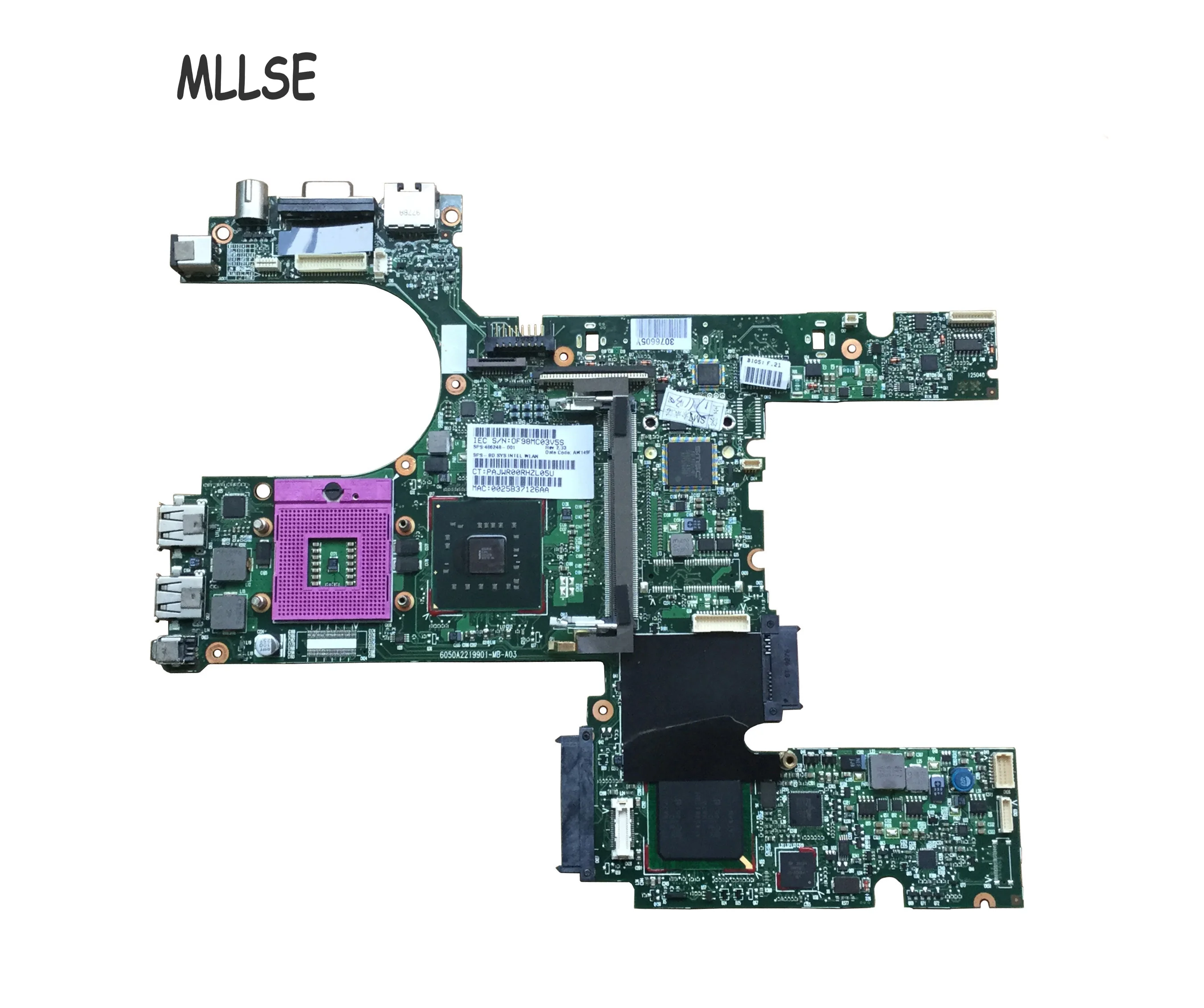 446904 001 материнская плата для ноутбука HP COMPAQ 6510B 6710B системная Gm965 интегрированная
