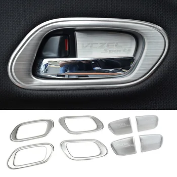 

Car interior Door Handle Bowl Cover Patch trim For Honda Vezel 2015 2016 2017 2018 2019 2020 carstyling accessories