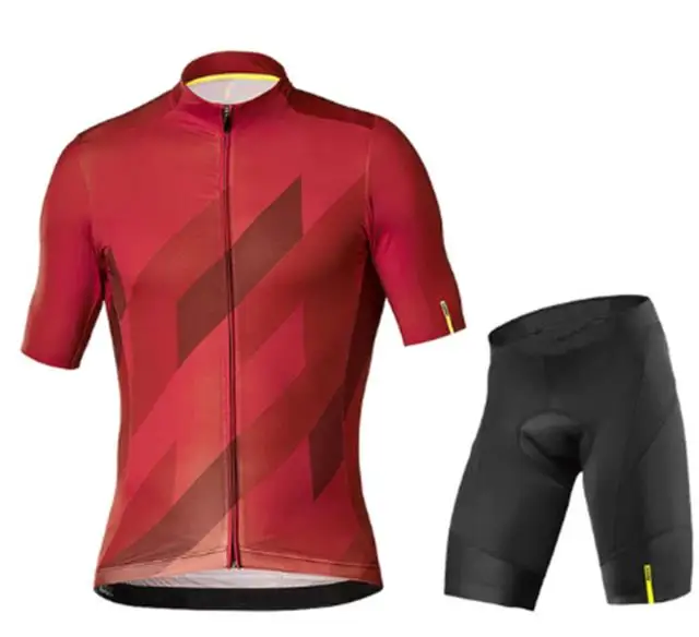 MAVIC Pro team, летние майки, велосипедная рубашка, Мужская велосипедная майка, Ciclismo Bicicleta, спортивная одежда, Майо, Ciclismo, быстросохнущая - Цвет: short set