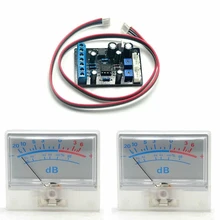

2pcs P-55 VU Test Meter DB Level Header Detector w 1pc TA7318P Driver Board