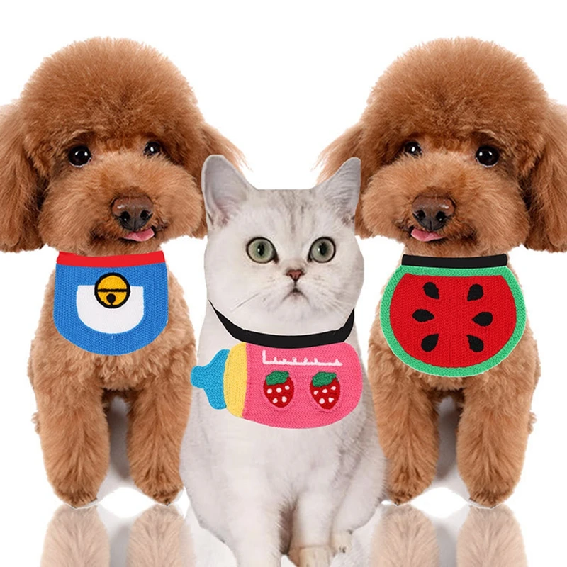 Dog Accessories Cat Bandana Puppy Kitten Knitted Collar Pets Acessorios for Dogs Scarf Mascotas Accesorios Pet Products | Дом и сад