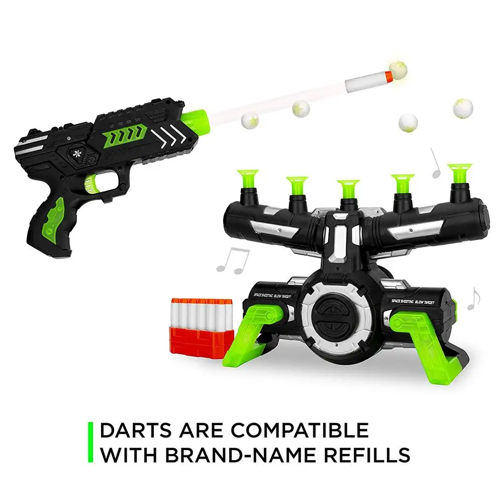 

Floating Target Set Glowing Flying Ball Shooting Game Toy With Music Interesting Toys Target Shooting Game Birthday Gift