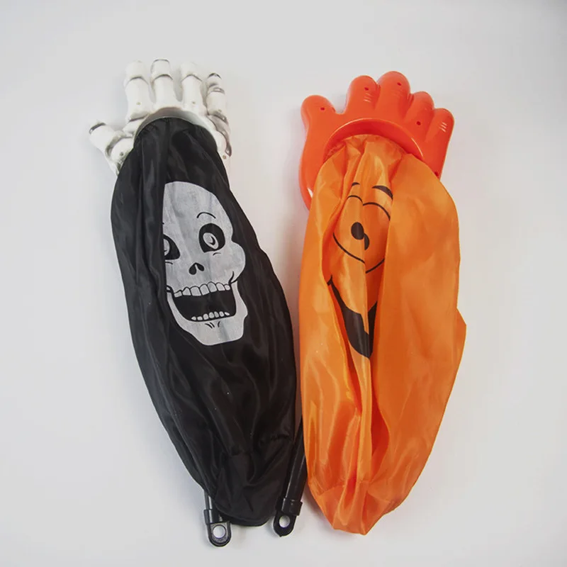 Halloween Children Trick or Treat Props Ghost Festival Gifts Personality Creative Palms Pumpkin Candy Bag Prank Kids Gift