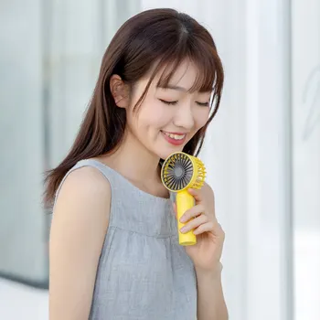 

Mini Desk USB Fan Portable Handheld Ventiladors Rechargeable Built-in Battery 1000mAH Handy Air Cooling Fan For Office Home