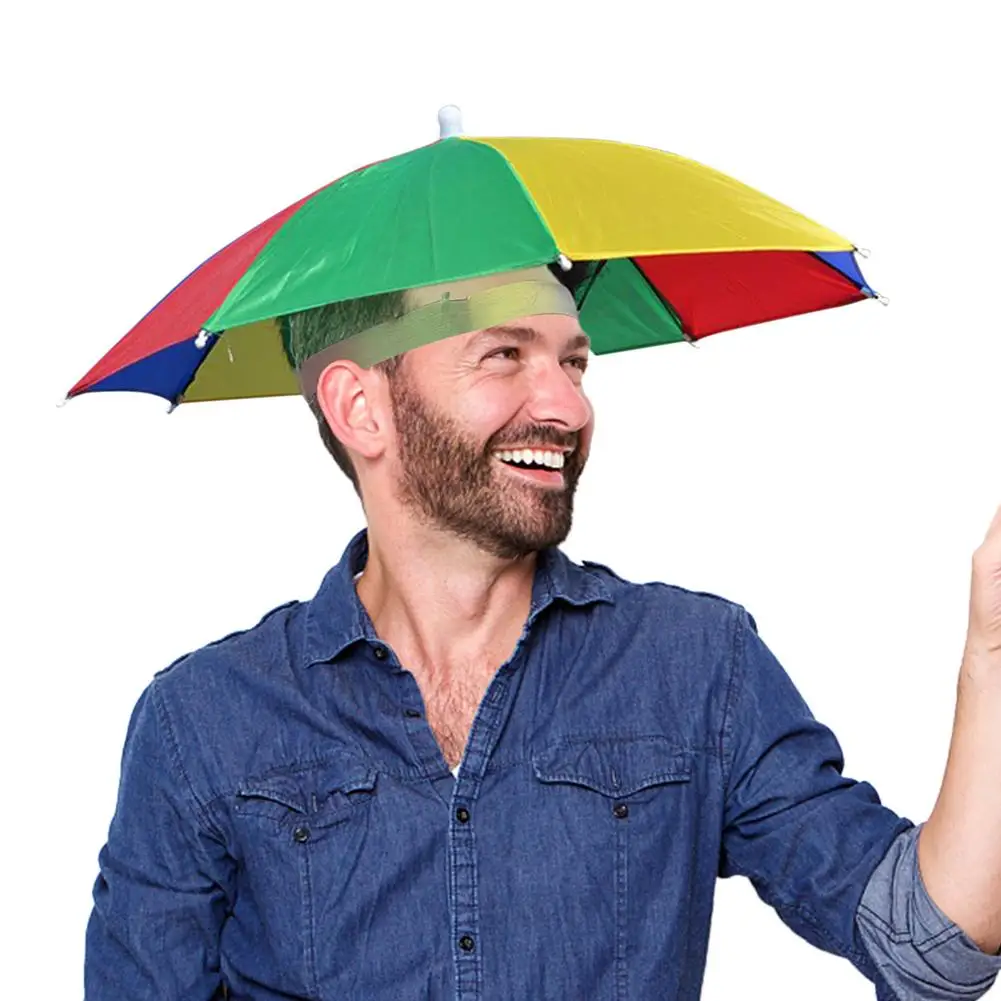 Outdoor Umbrella Hat Folding Fishing 