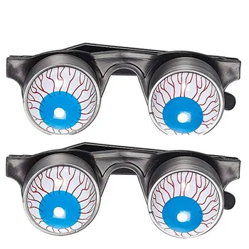 

2PC funny glasses spring eyeballs fall out party like gifts Halloween Funny glasses Novelty funny toy dropshipping Z816