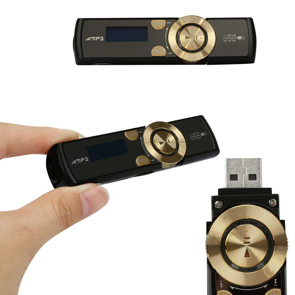 Горячая Высокая скорость USB ЖК-экран Поддержка 8 Гб флэш TF плеер MP3 Музыка FM радио# T2